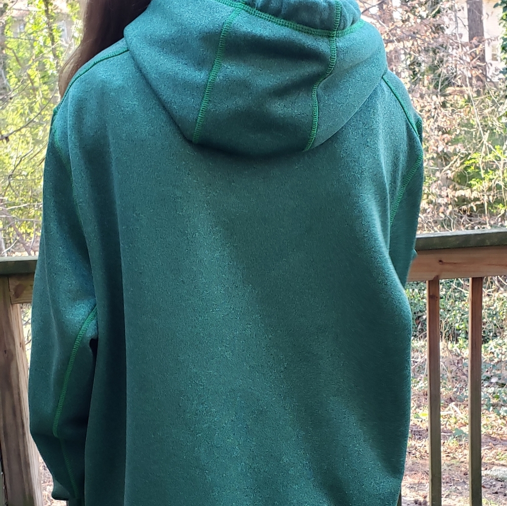 Russell Green Hoodie Size Medium - Picture 4 of 9